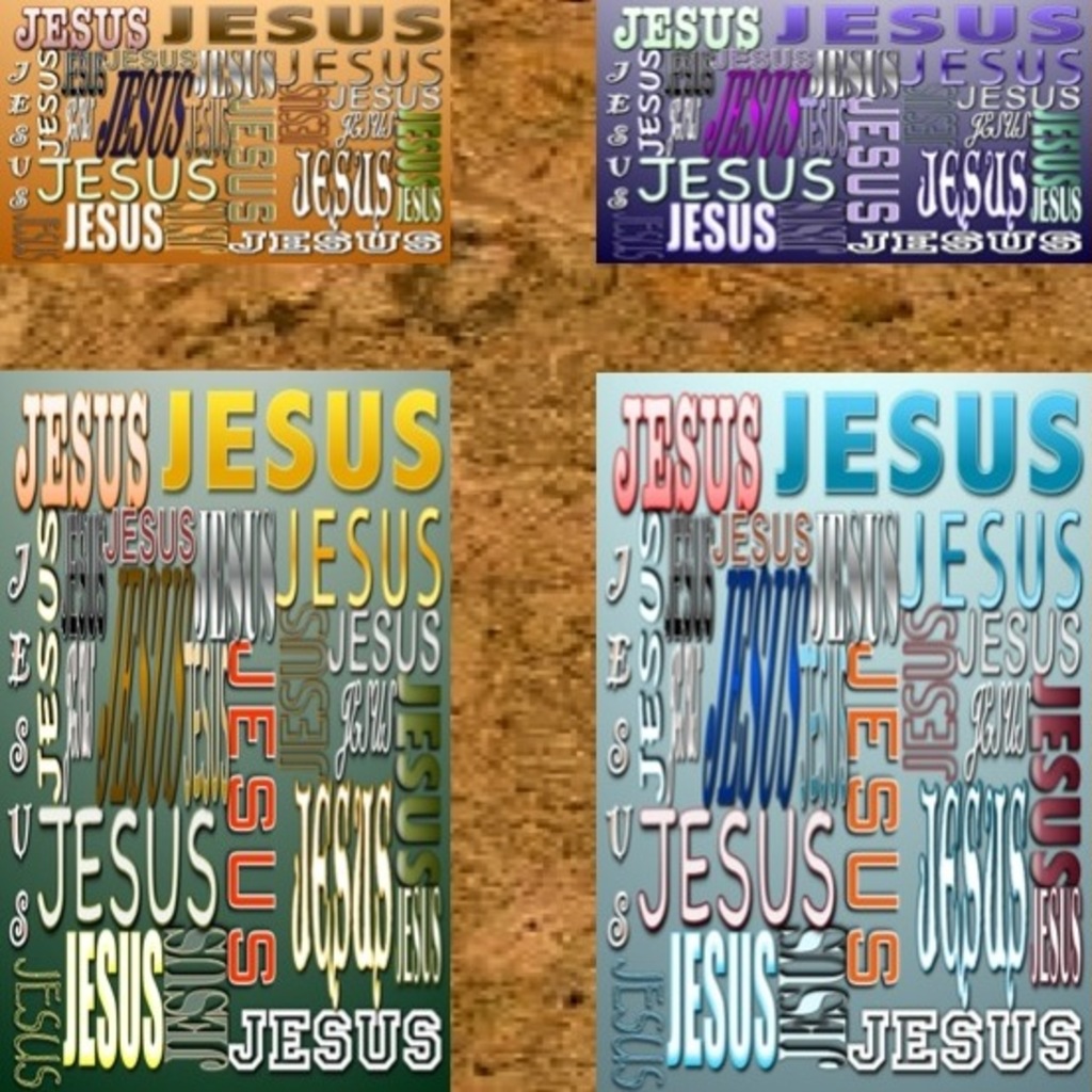 JESUS - Four Cross Colours (brown)